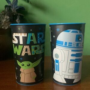 NWT Star Wars Blue 22oz Cup Set